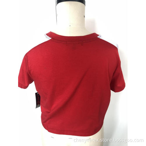 Spliced short letter jacket